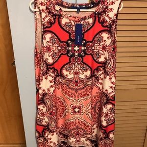 Paisley sleeveless dress